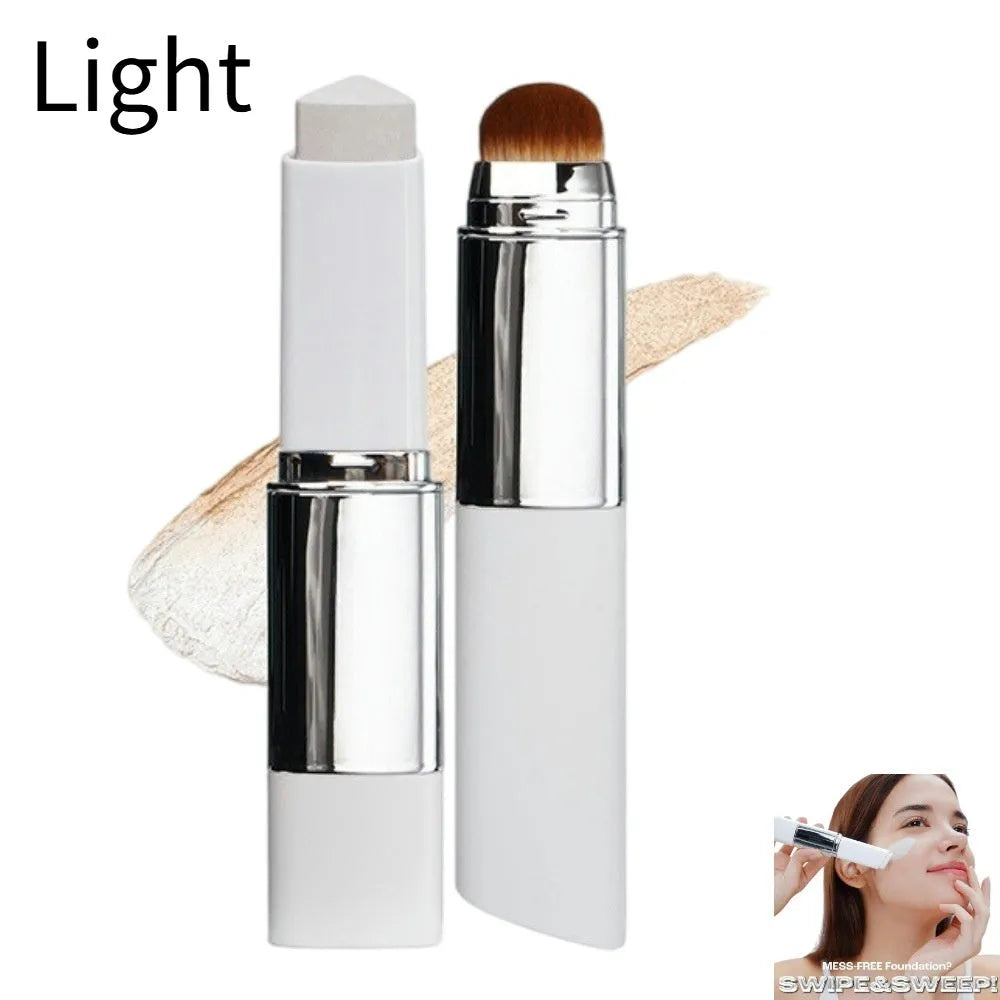 Blanc Cover Cream Stick V Foundation with removable brush applicator, light colour 13g