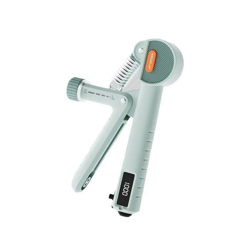 Adjustable spring grip strength trainer in ABS plastic construction