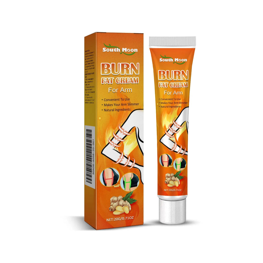 20g tube of body care cream for arm firming and massage, measuring 12.5cm by 3cm.