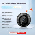 Wireless WiFi security camera with 360-degree panoramic coverage and HD night vision capability