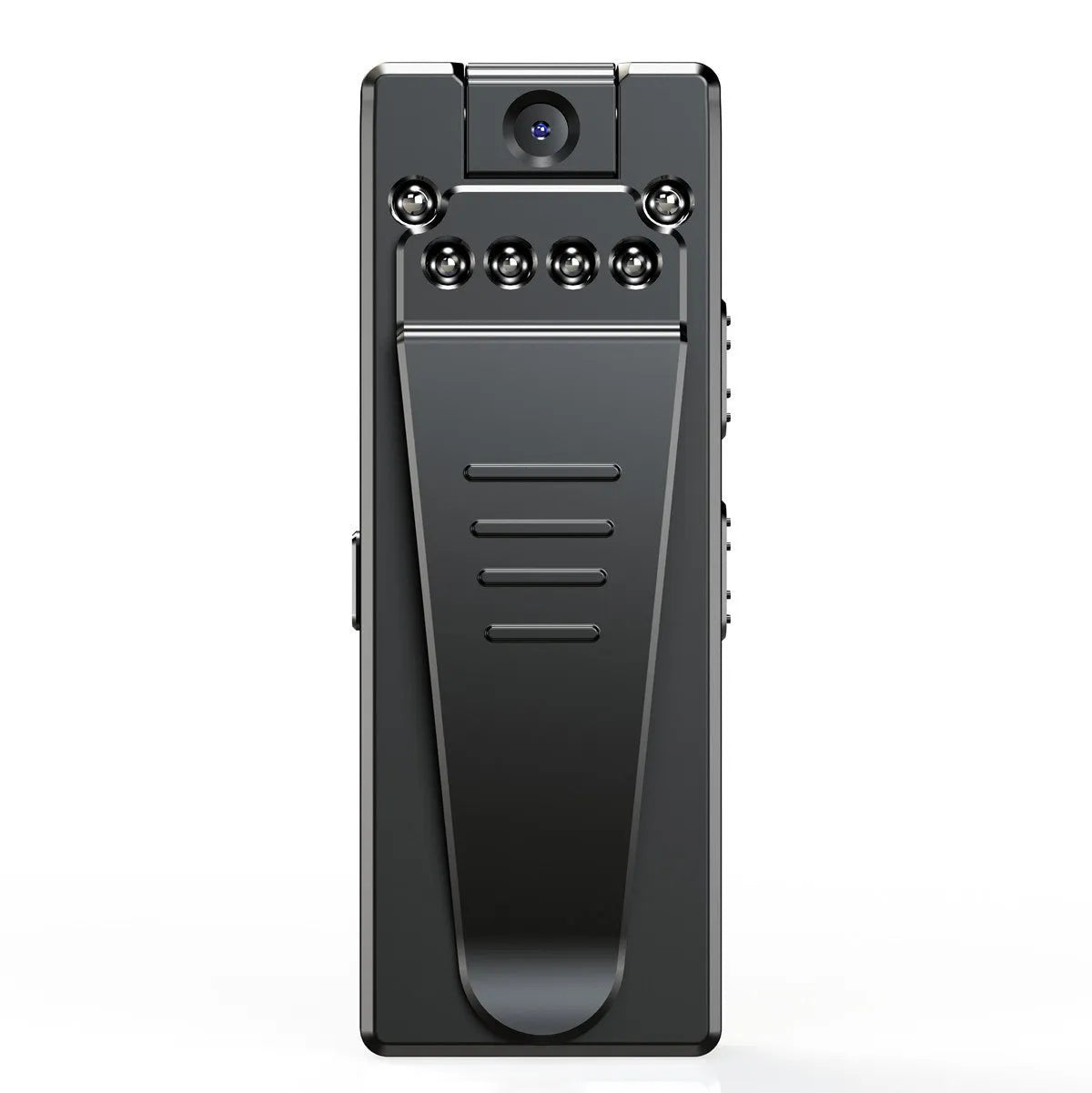 Black ABS plastic 1080p HD DV camera with night vision and 90-degree rotation