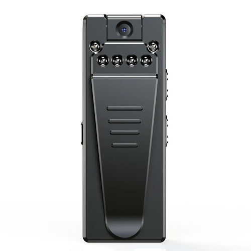 Black ABS plastic 1080p HD DV camera with night vision and 90-degree rotation
