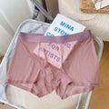 Men's thin seamless boxer shorts in knitted nylon fabric, shown in a neutral colour on a flat surface.