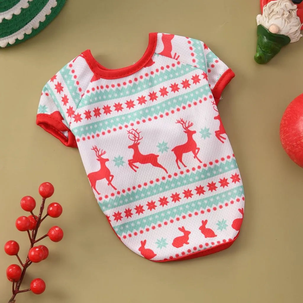 White Moose polyester pet clothing for cats and dogs European and American style