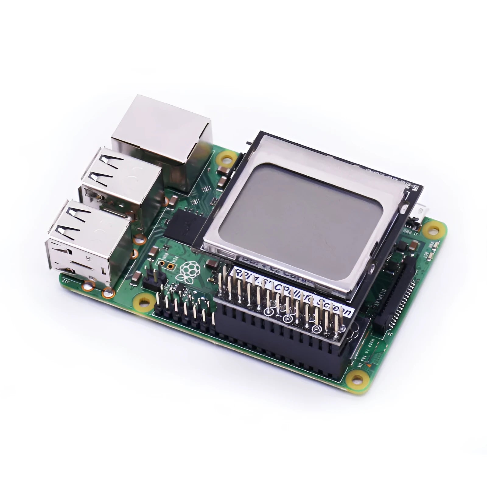 Raspberry Pi 1.6 inch LCD display screen with backlight switch for CPU monitoring