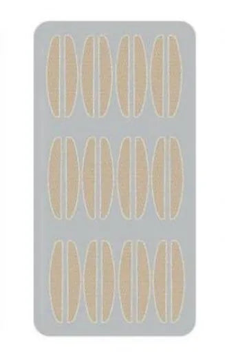 Box of no glue eyelid stickers in non-woven fabric with L, M, and S size options