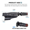 Black golf putter laser aiming instrument attached to putter shaft for alignment training