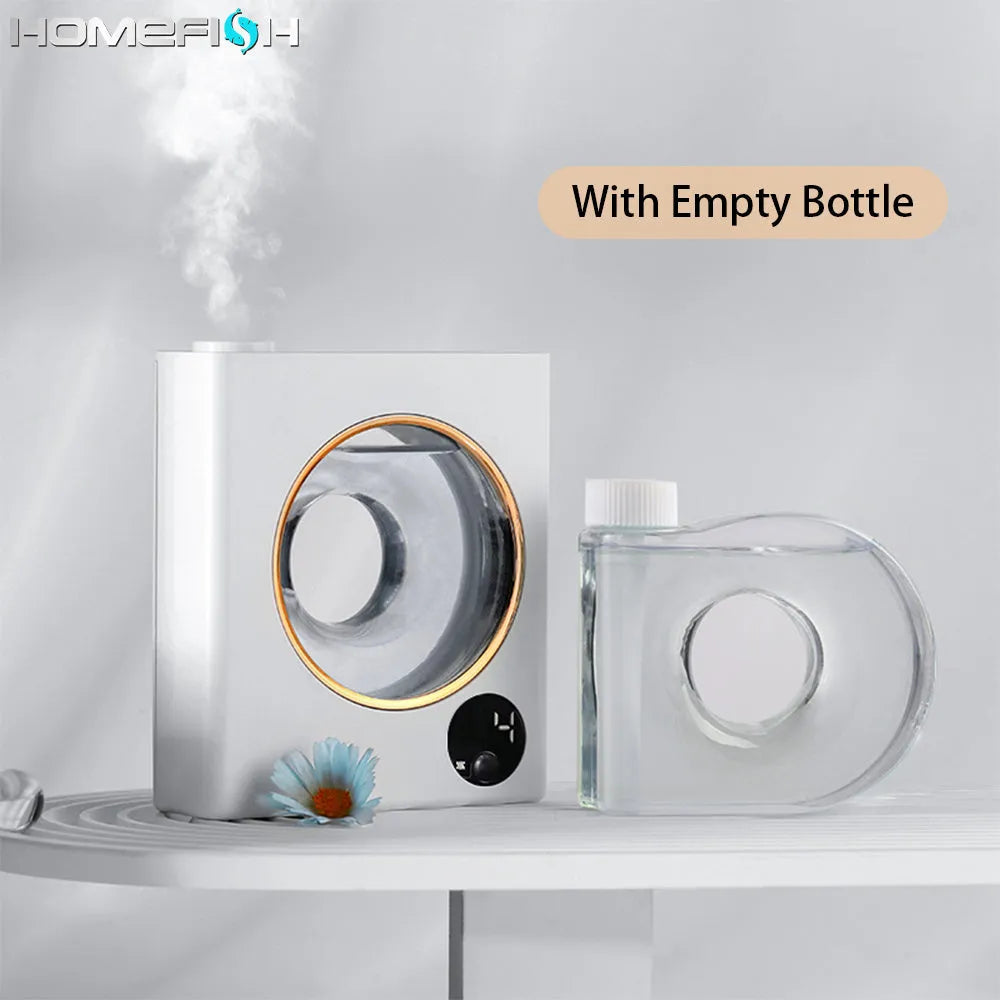 Small white wall mounted automatic aromatherapy machine with USB charging port