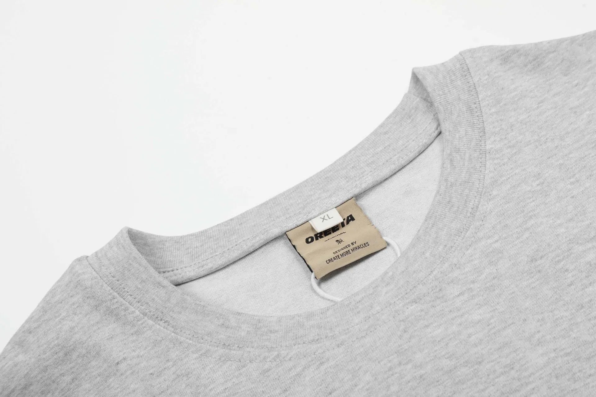 Men's loose fit cotton long sleeve pullover in black and grey colours casual wear