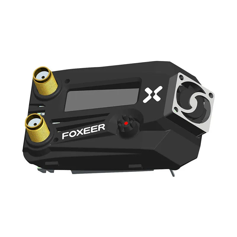 Black Wildfire FPV dual receiver video goggles compatible with Fatshark Flying Shark systems