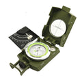 K4074 metal outdoor compass with hanging rope showing 10cm dimensions