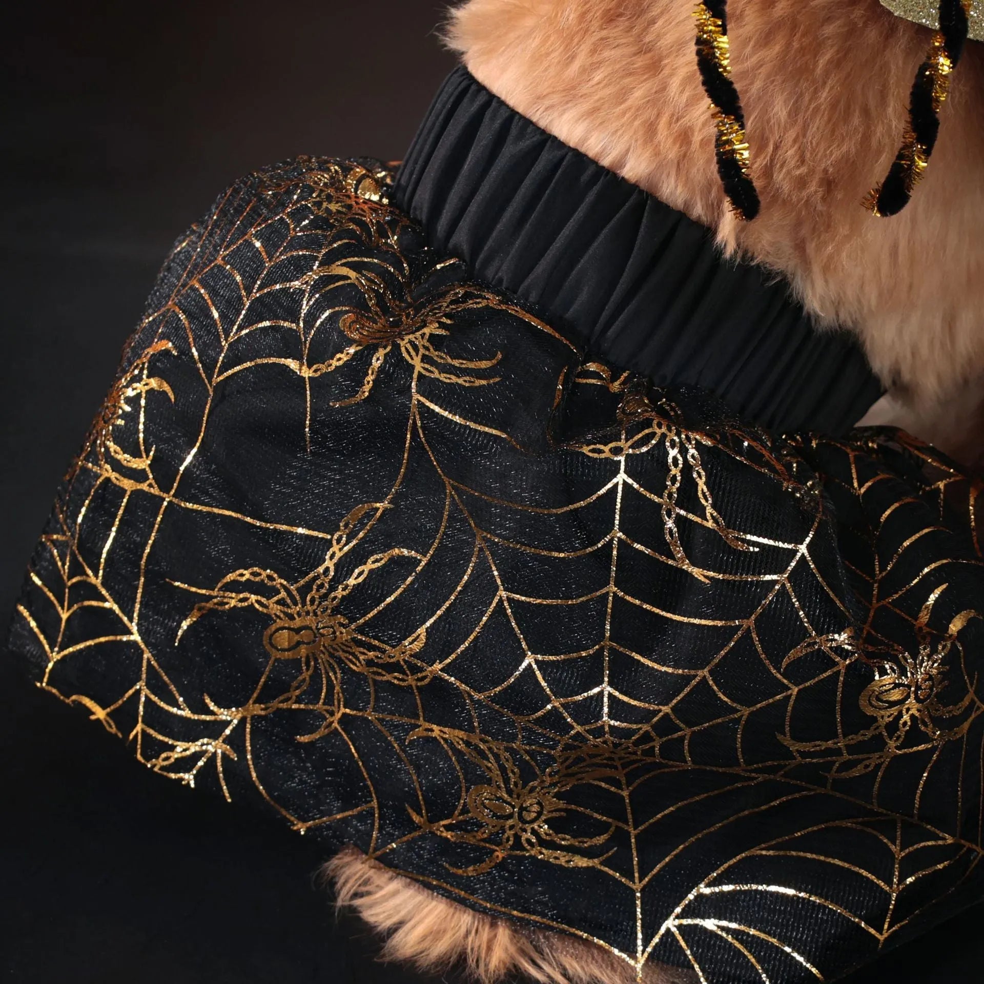 Polyester pet dog costume in suit colour for Halloween and parties, sizes S M L XL