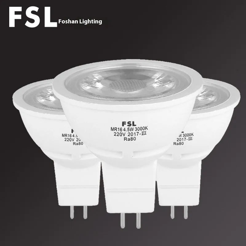 LED spotlight cup MR16 GU5.3 50mm white light wall lamp