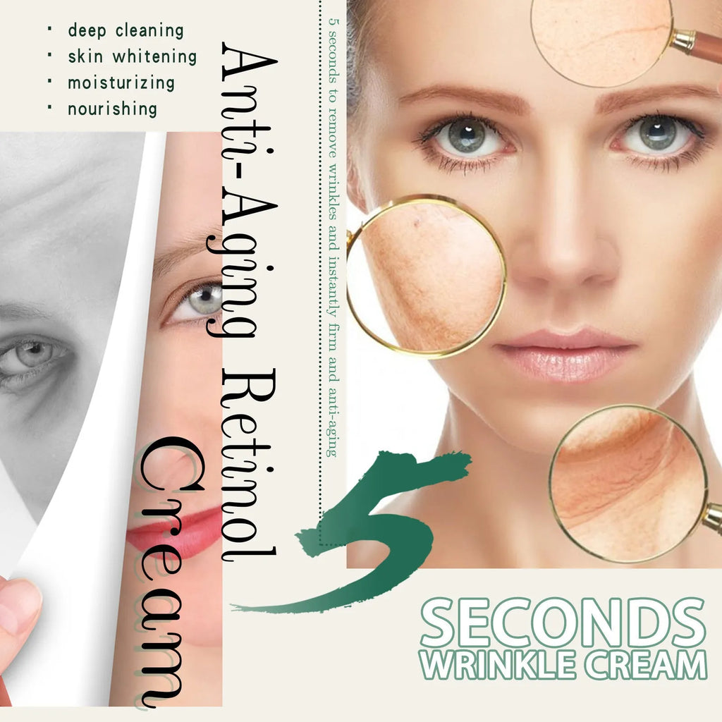 A 30g jar of anti-ageing anti-wrinkle face cream for hydrating and reducing fine lines.