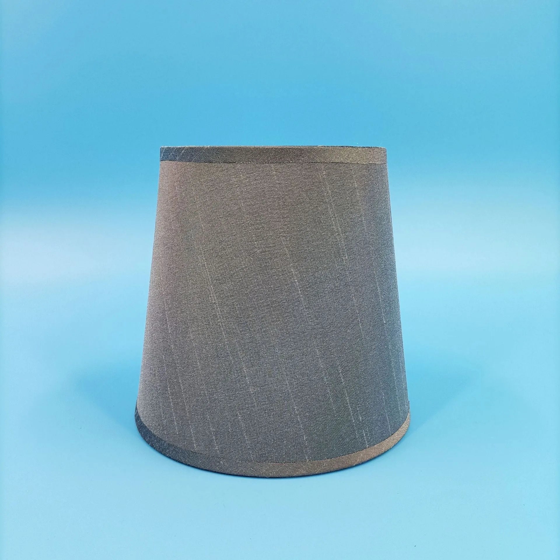 Modern minimalist fabric lampshade with horizontal design in multiple colour options including black, red, beige, and sky blue.