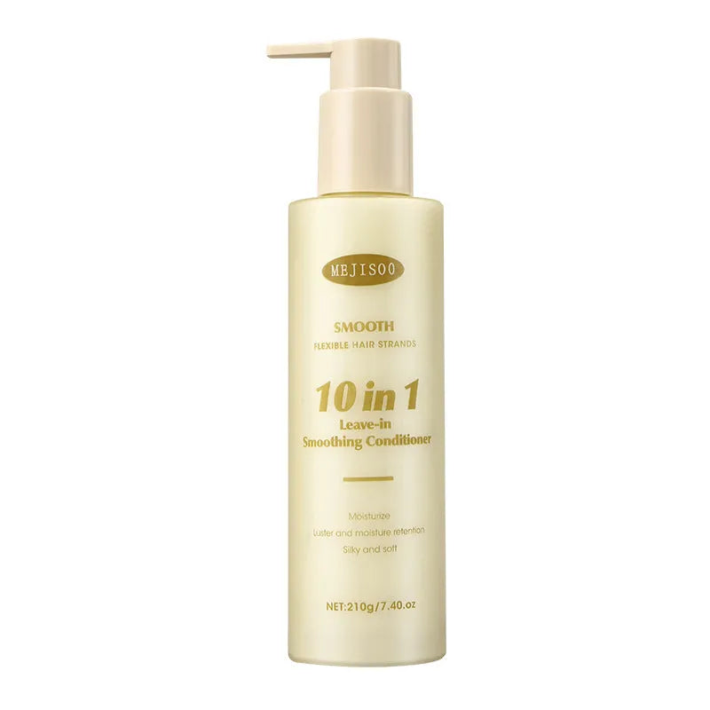 Wash-free soft hair conditioner bottle, 210g net content, for ladies moisturising treatment.