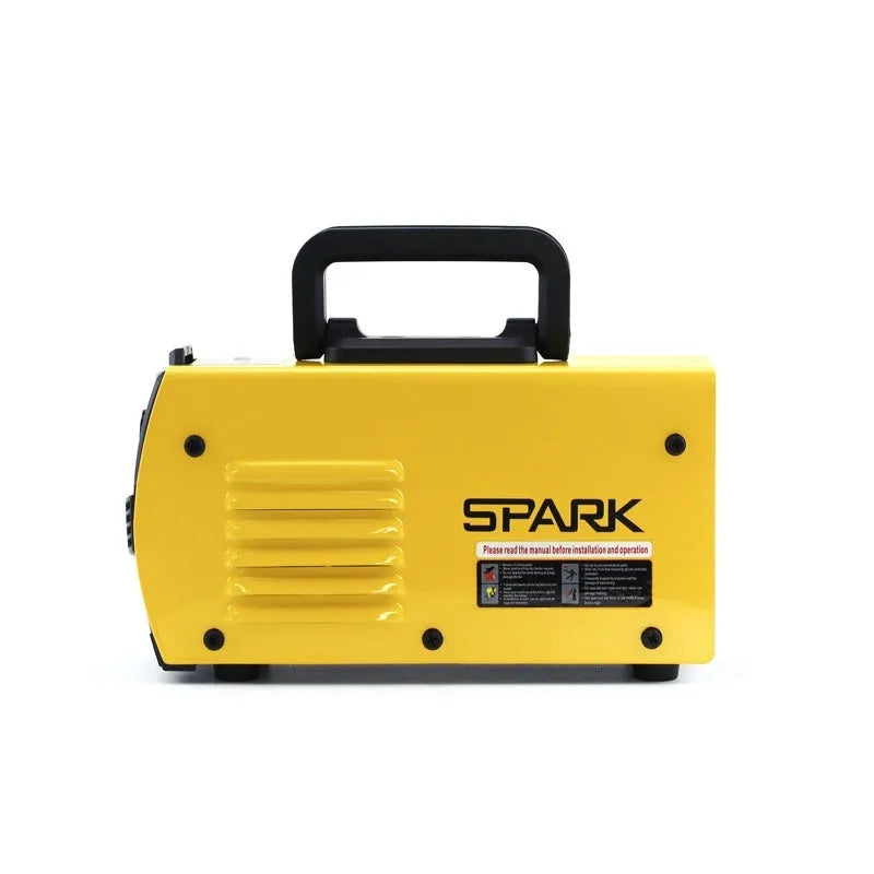 MMA-200MIN 220V DC inverter welding machine with welding tongs, clamps, and face shield accessories