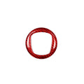 Real dry carbon carbon fibre steering wheel decorative frame in black or red colour options