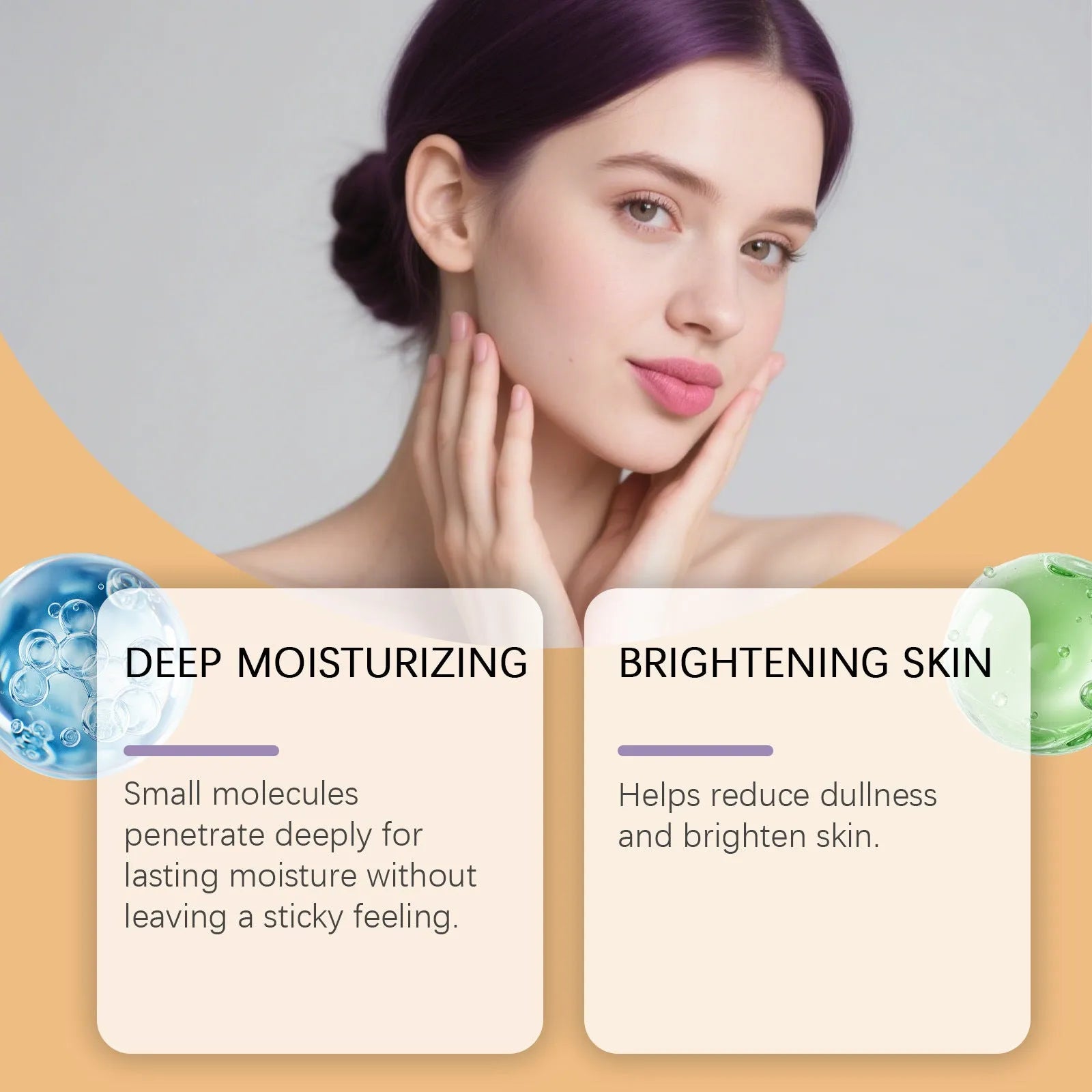 100ml bottle of Turmeric Moisturising Water for non-oily daily facial care.