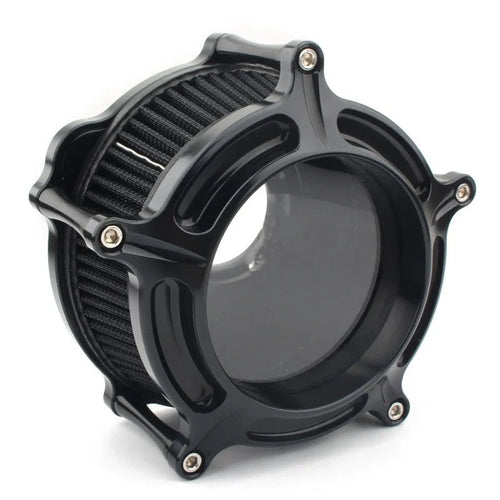 300 aluminium air filter suction retrofitting accessories in multiple colour options including black, red, and blue filter cartridges