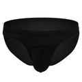 Men's transparent nylon underwear in blue colour showing loose fit design