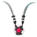 Zijin crown feather motorcycle helmet decoration with black crown and long feathered ornaments for bike helmet customisation