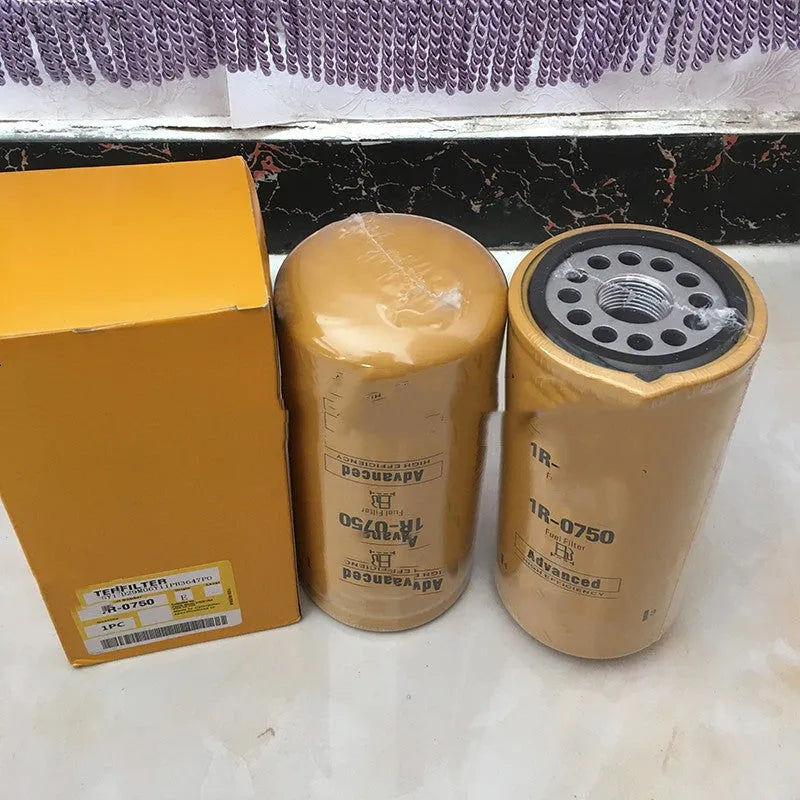 1R-0750 diesel fuel filter replacement element with filter paper construction
