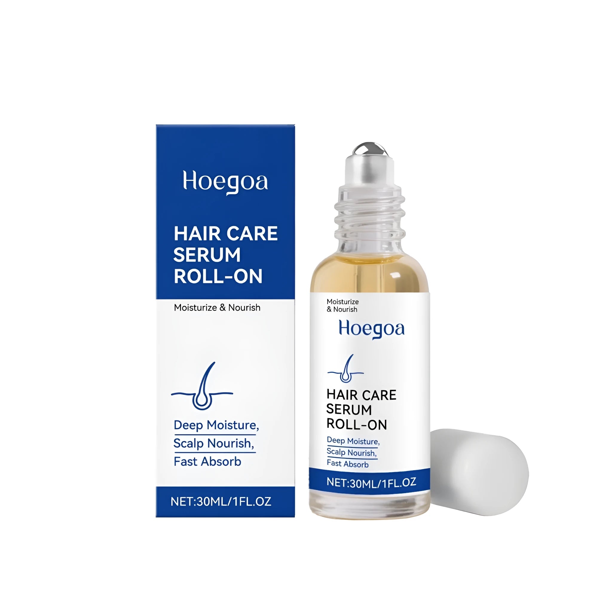 30ml hair moisturising ball containing vitamin E and botanical oils