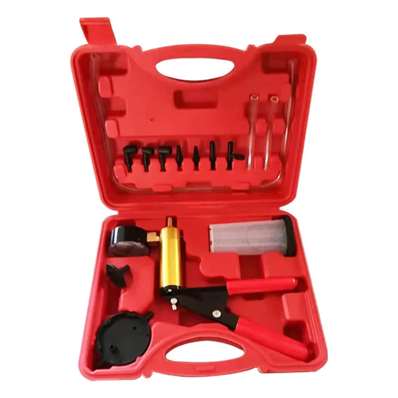 Manual vacuum air blow gun tool with aluminium alloy construction for automotive repair