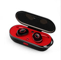 CSR Bluetooth wireless sports earbuds in black, green, red, and white colours showing in-ear TWS design