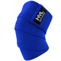 High elastic nylon training bandage knee pads in black for weightlifting and squat exercises free size 160x8cm
