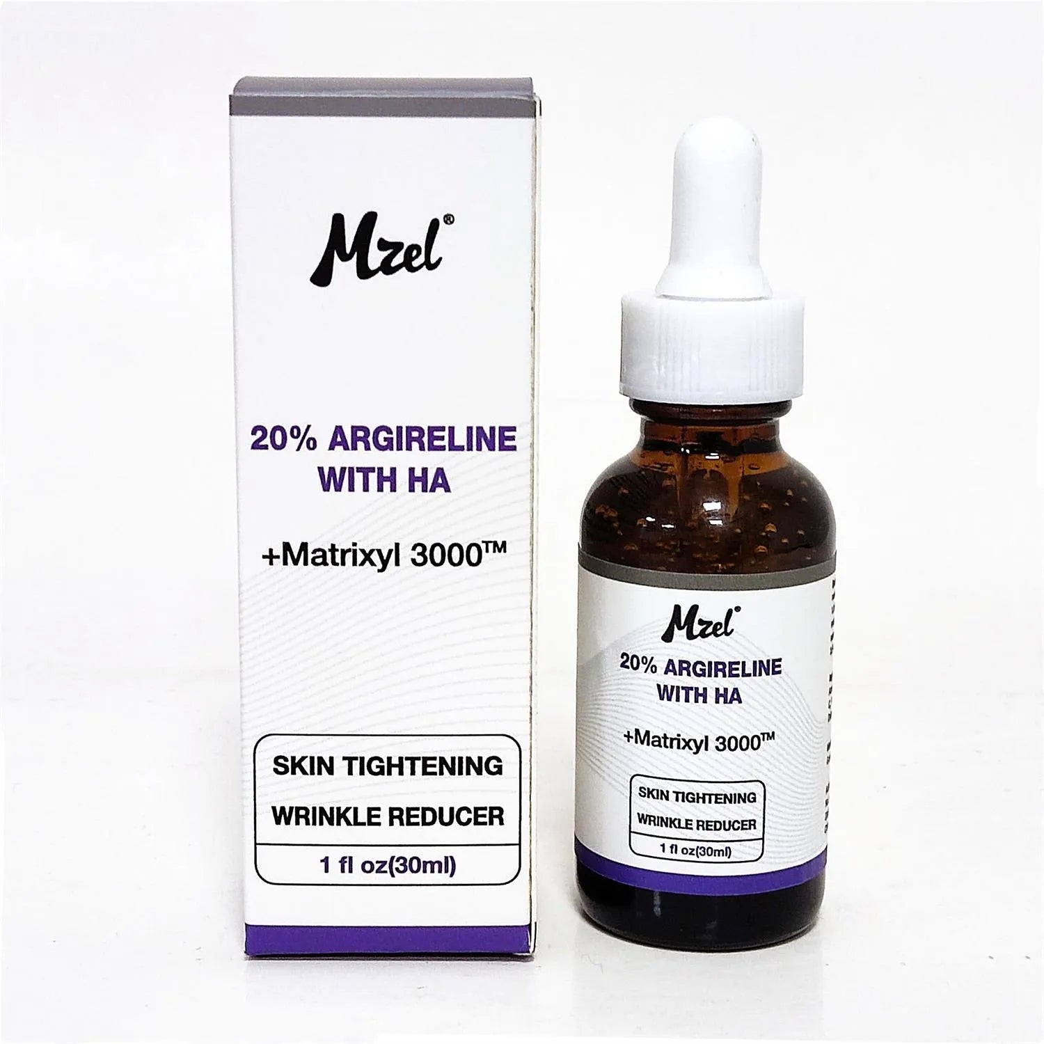 30ml bottle of six-peptide firming anti-wrinkle brightening hydrating moisturising liquid serum