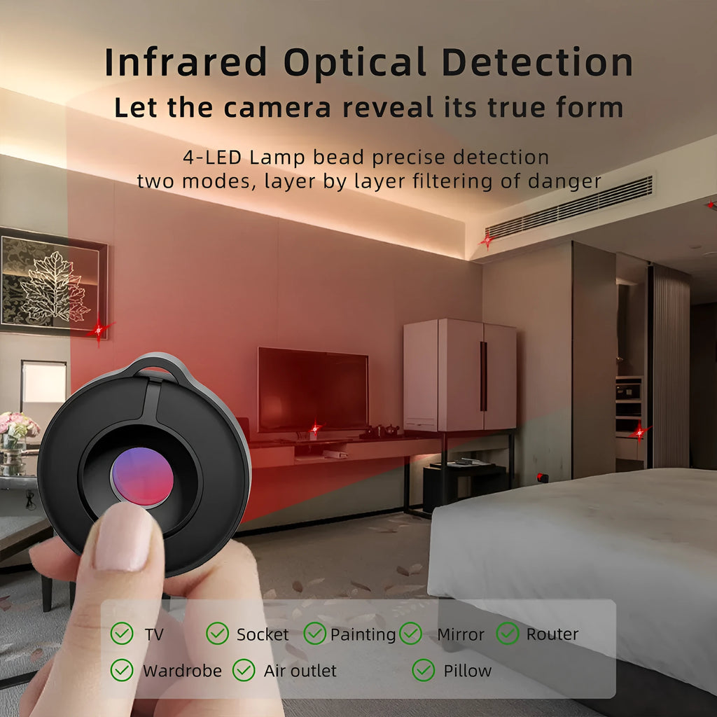 S600 model infrared camera detector with compact design for hidden camera detection