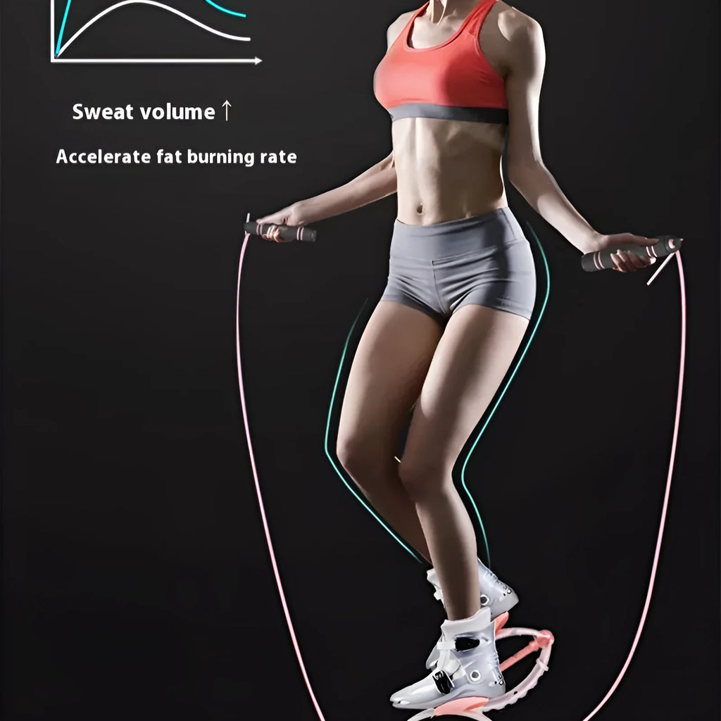 TPU bouncing shoes for sports in multiple colour combinations including pink silver, green silver, and black options