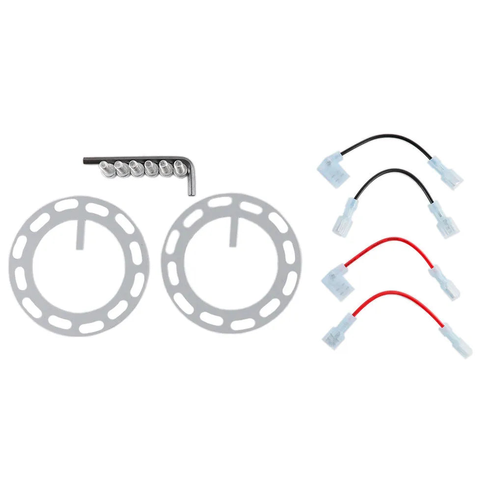 Colourful quick-release steering wheel adapter for car modification with connection base