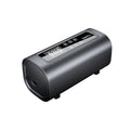 120W portable electric tyre pump with digital display and long black air hose