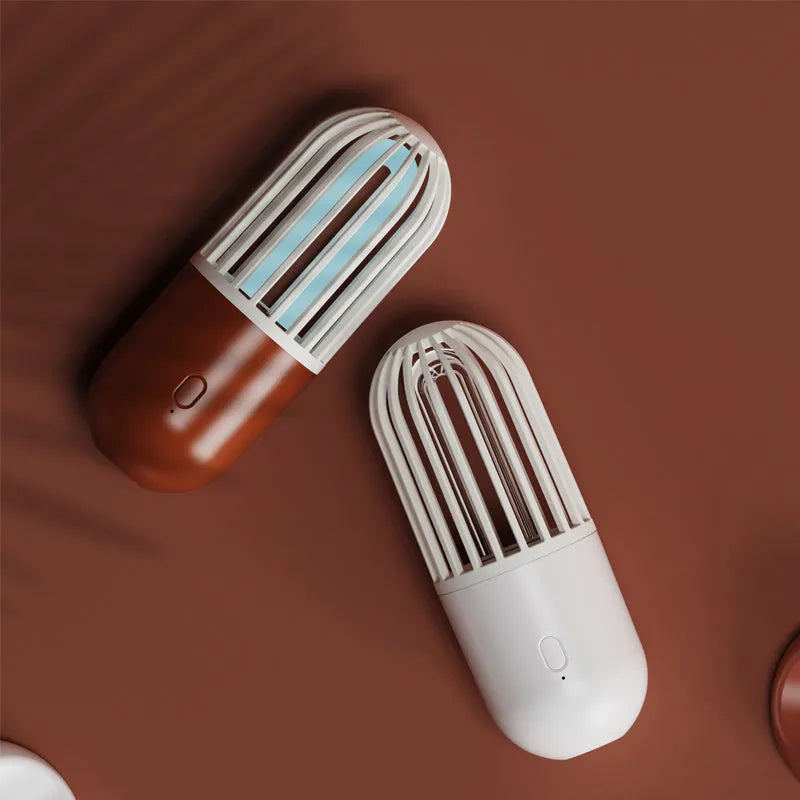 Portable capsule-shaped ultraviolet disinfection lamp in choice of colours