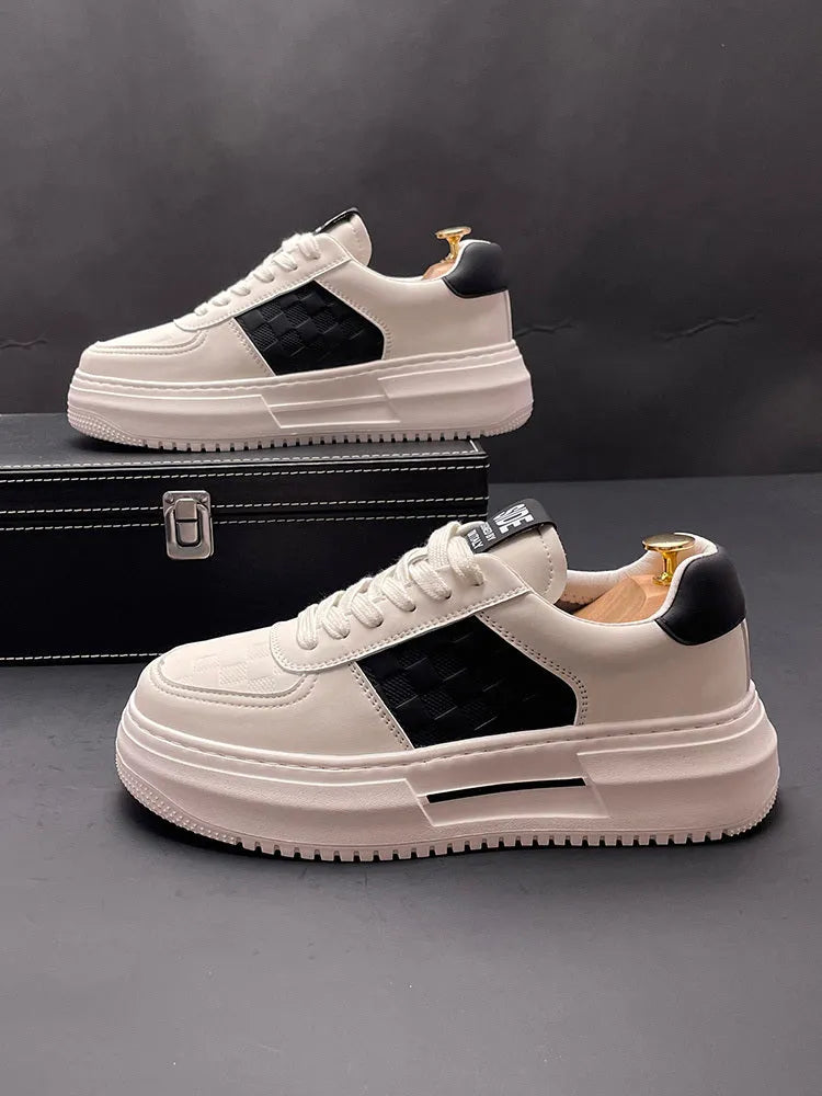 Casual sports shoes with cloth upper and rubber foam sole in white green and white black colour options