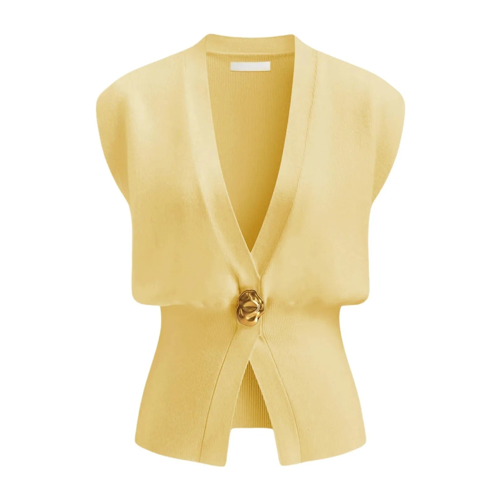 Women's V-neck button front knitted cardigan in six colour options with loose fit styling