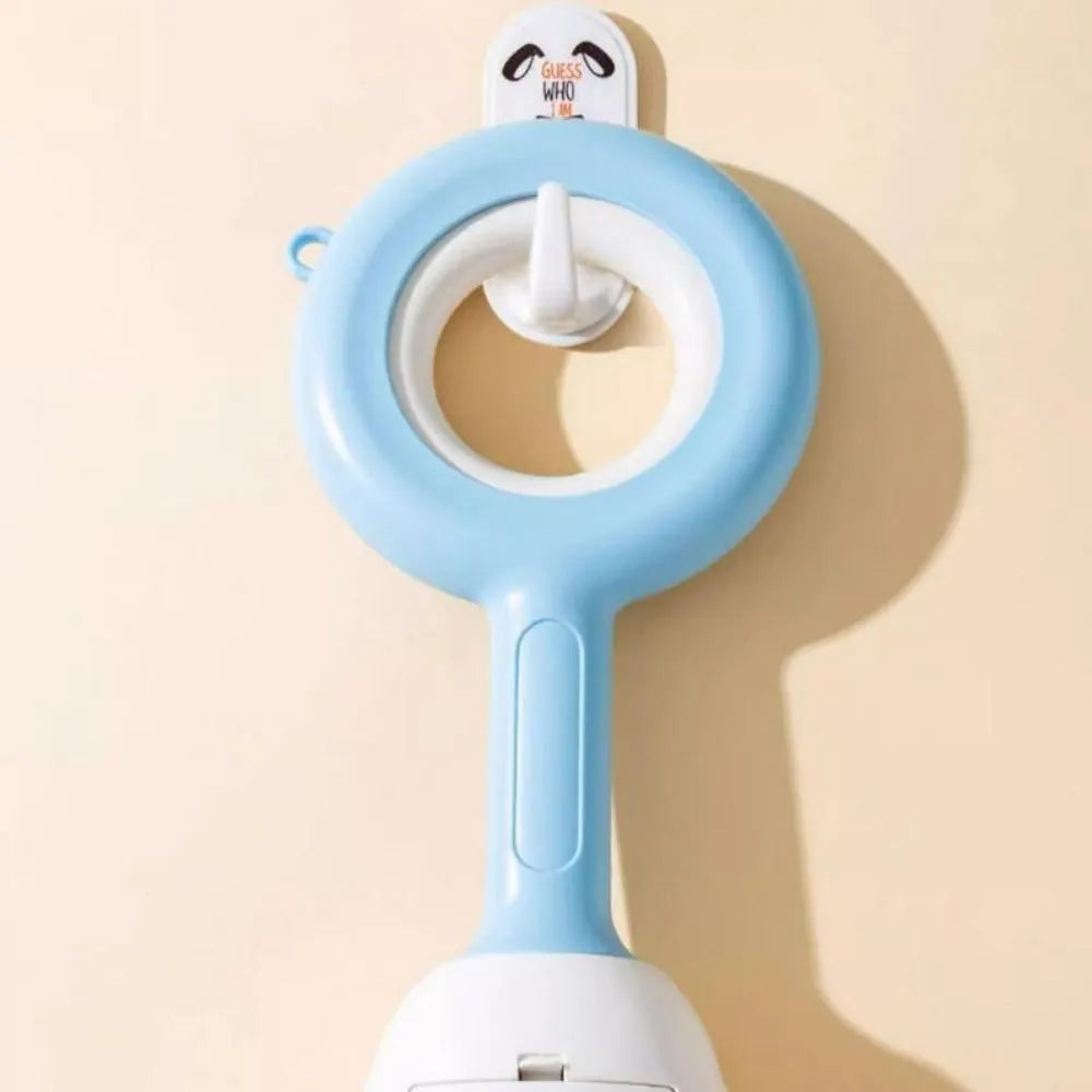 Cloud shape jaw dog poop scooper in white blue colour with ABS plastic construction