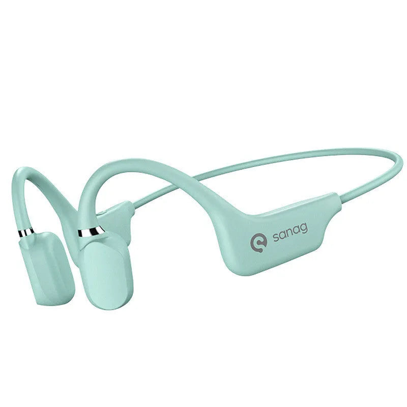Bone conduction Bluetooth sports headset in neckband design with six colour options