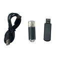 Black JB Tool USB adapter for PS5 console with Ethernet port, shown with USB cable.