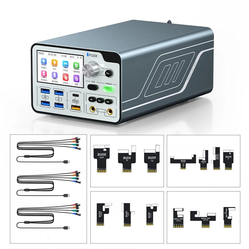 P3208 320W intelligent regulated power supply meter with display and connection ports