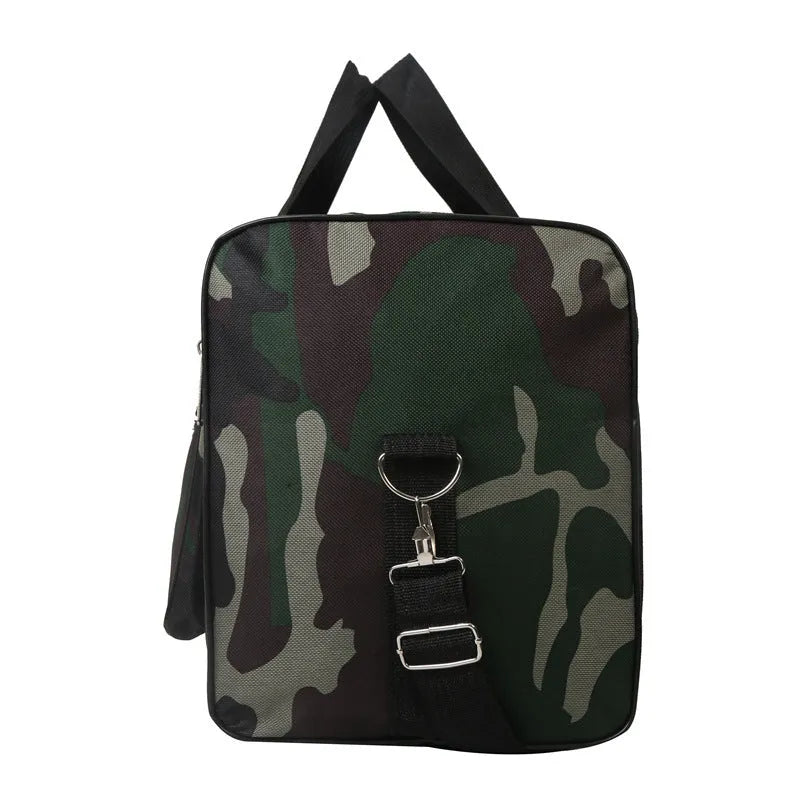 Camouflage colour large capacity waterproof luggage bag with polyester lining