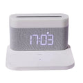 Wireless charging desktop clock night light table lamp in modern design