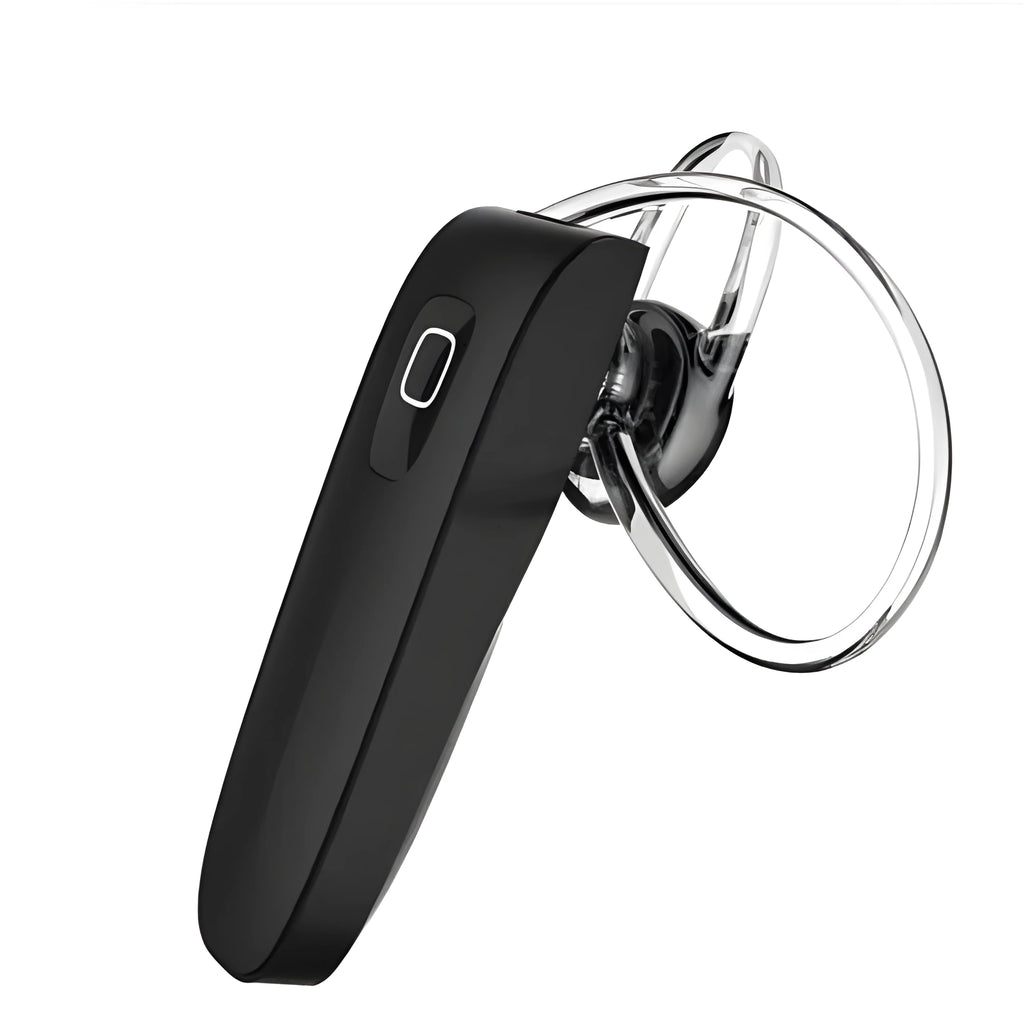 Universal mini Bluetooth headset in Black Gold with ear gel and ear hook
