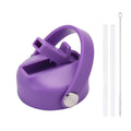 Plastic cup lid with handle in Desert colour for outdoor sports water bottle