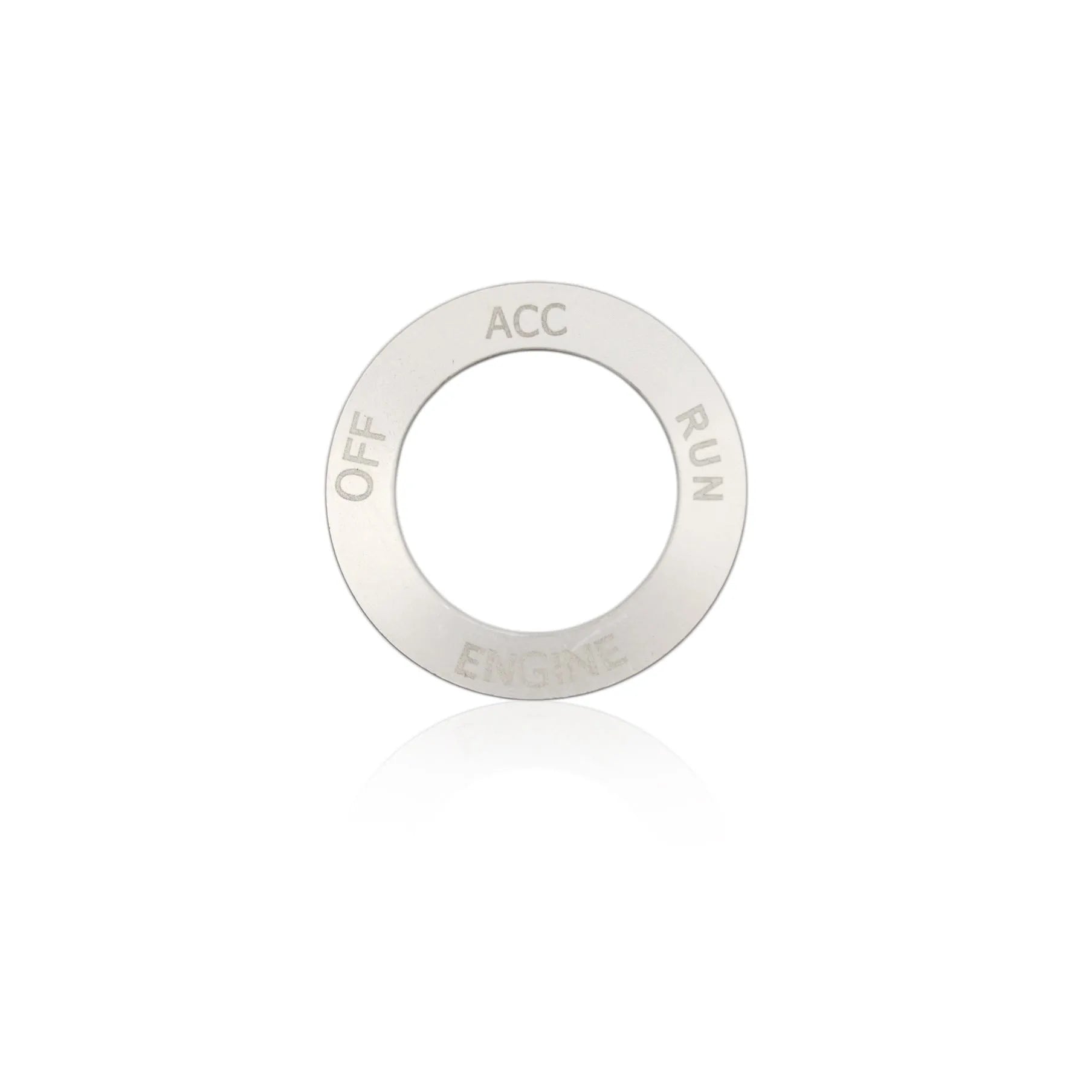 Aluminium alloy air conditioning knob decorative ring for Dodge Challenger and Grand Cherokee in selected colour.