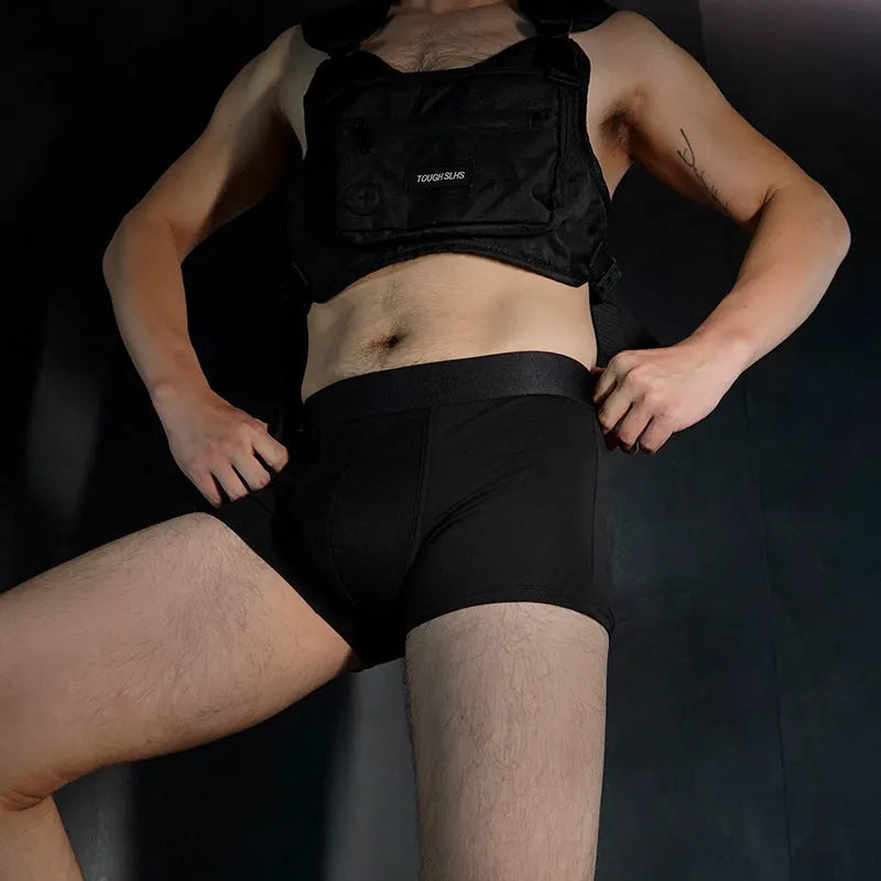 Men's solid colour cotton boxer shorts in black, white, silver grey, and light green options