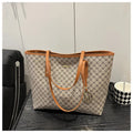 PU leather shoulder bag with street style visible stitching in black, brown, grey or white colours